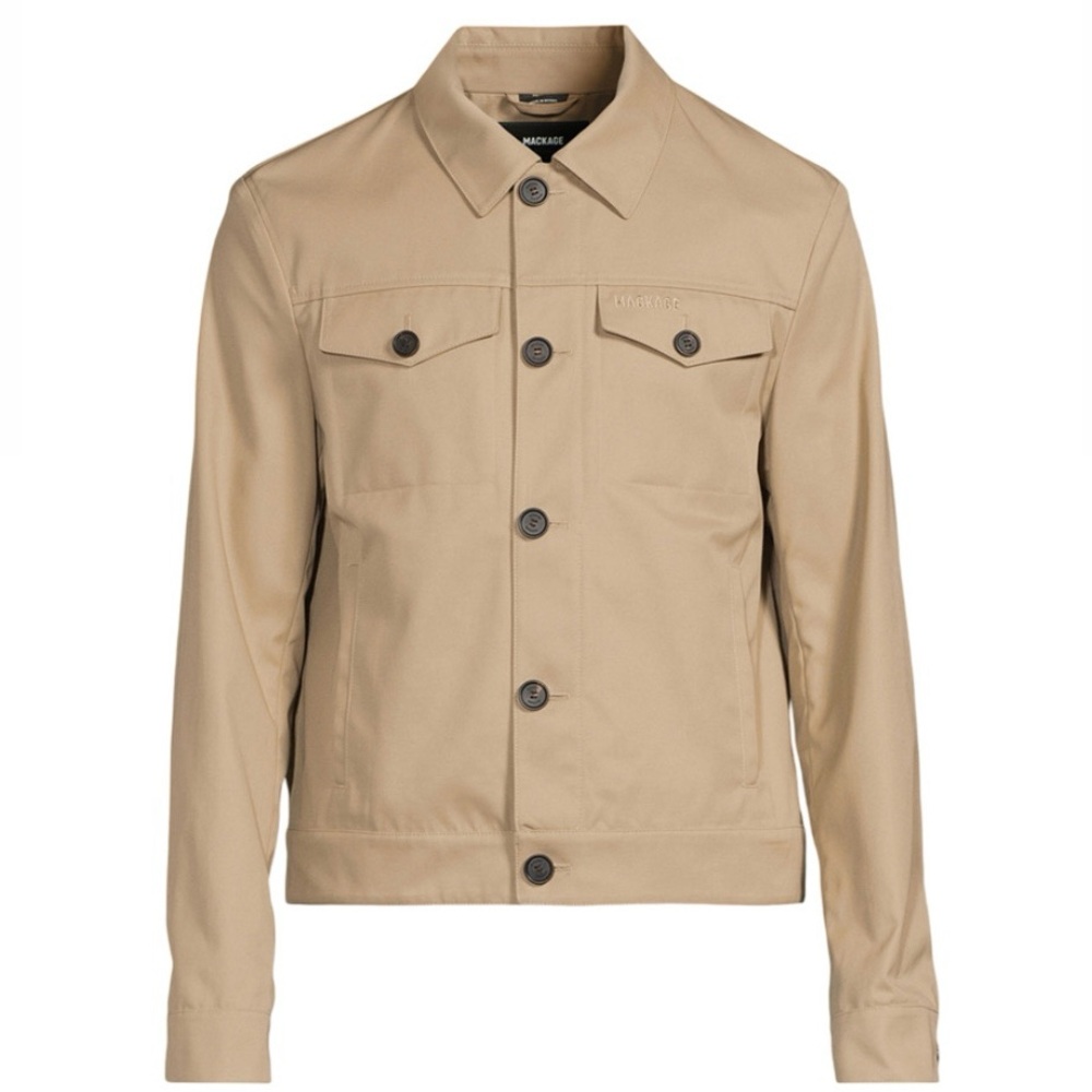 MACKAGE NASH-CO MEN’S JACKET IN NEUTRAL COLOR